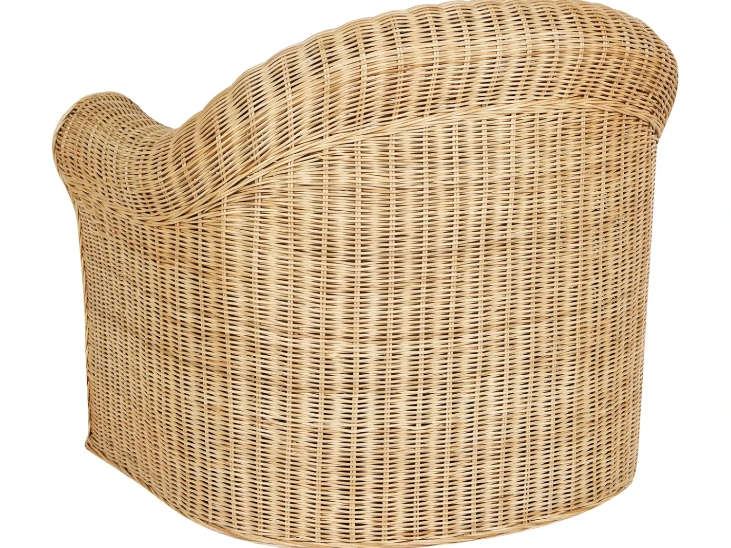 Sale Beliani Set da giardino con tavolo 5 posti LIVADEIA Rattan Naturale Bianco Naturale