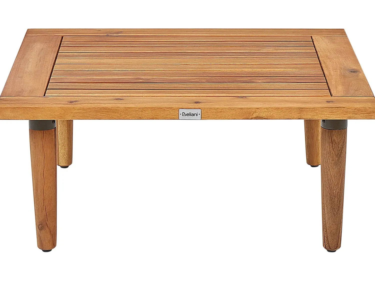 Sale Beliani Set da giardino con tavolo 4 posti FRASCATI Modulare Legno di acacia certificato Bianco sporco Bianco Marrone