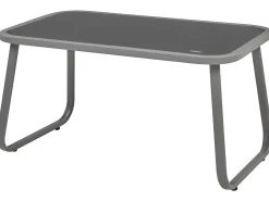 Best Beliani Set da giardino con tavolo 4 posti BARREA Metallo Grigio