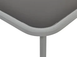 Best Beliani Set da giardino con tavolo 4 posti BARREA Metallo Grigio