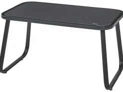 New Beliani Set da giardino con tavolo 4 posti BARREA Metallo Nero
