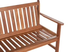 Discount Beliani Set da giardino con tavolo 4 posti ALTIDONA Legno d'acacia Bianco sporco Bianco Marrone
