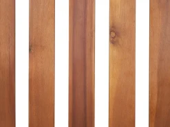 Discount Beliani Set da giardino con tavolo 4 posti ALTIDONA Legno d'acacia Bianco sporco Bianco Marrone