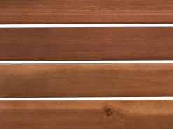 New Beliani Set da giardino con tavolo 4 posti ANTRIA Legno d'acacia Nero Marrone Nero