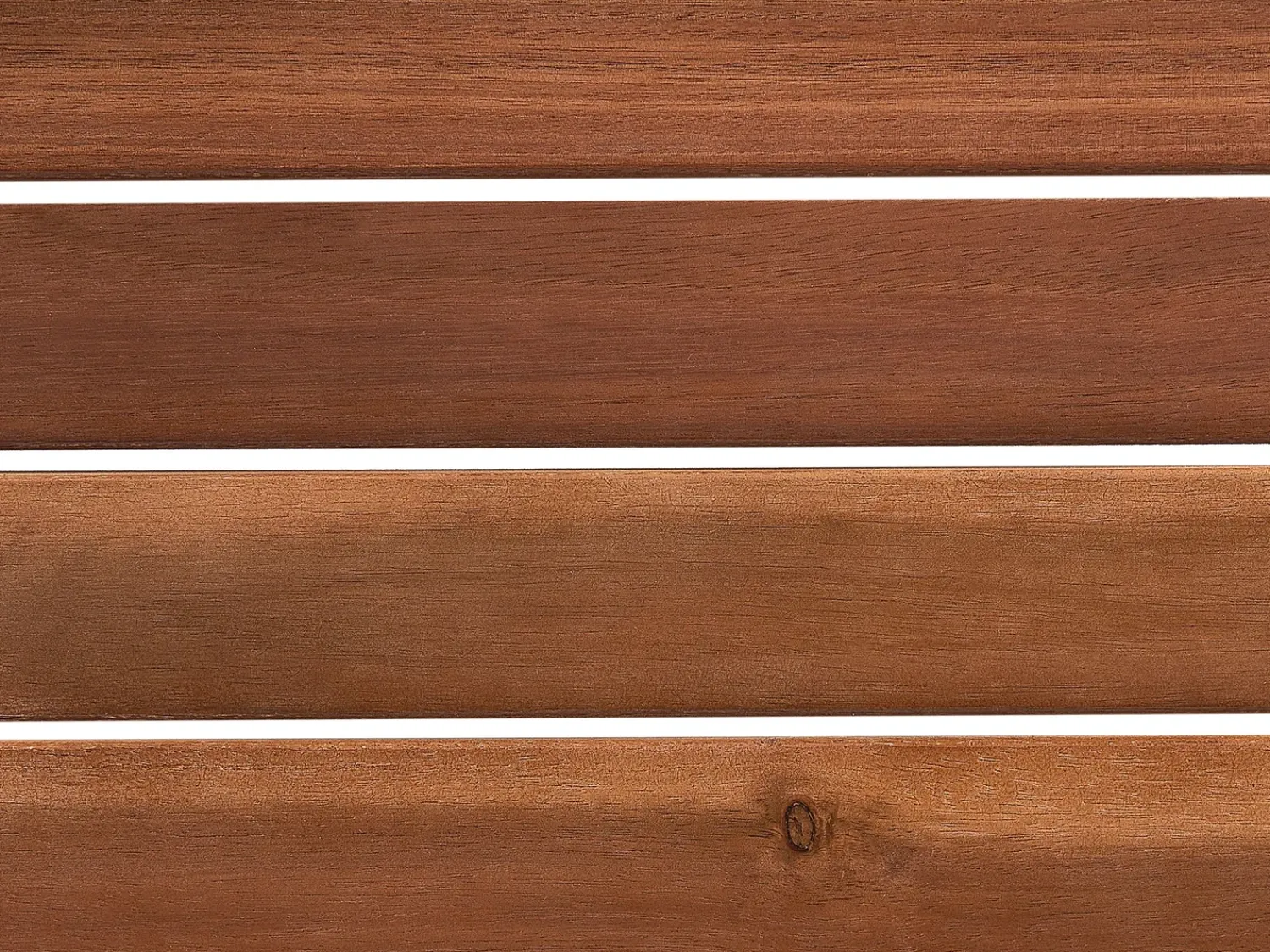 New Beliani Set da giardino con tavolo 4 posti ANTRIA Legno d'acacia Nero Marrone Nero