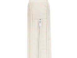 Hot Beliani Set da giardino con tavolo 5 posti VITTORIA XL Rattan sintetico (PE) Bianco sporco Bianco Beige Marrone