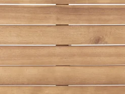 Online Beliani Set da giardino con tavolo 4 posti ARENELLA Legno di acacia certificato Beige chiaro Beige Marrone