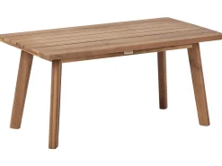 Online Beliani Set da giardino con tavolo 4 posti ARENELLA Legno di acacia certificato Beige chiaro Beige Marrone