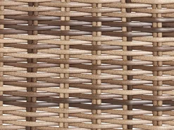 Outlet Beliani Set da giardino con tavolo 4 posti VITTORIA Rattan sintetico (PE) Verde oliva Naturale Marrone Verde