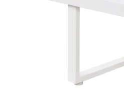 Online Beliani Set da giardino con tavolo 5 posti SERLA Metallo Bianco Beige Bianco