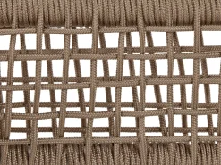 Online Beliani Set da giardino con tavolo 5 posti SERLA Metallo Bianco Beige Bianco