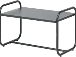 Sale Beliani Set da giardino con tavolo 4 posti VEZZANA Metallo Beige chiaro Beige Marrone Nero