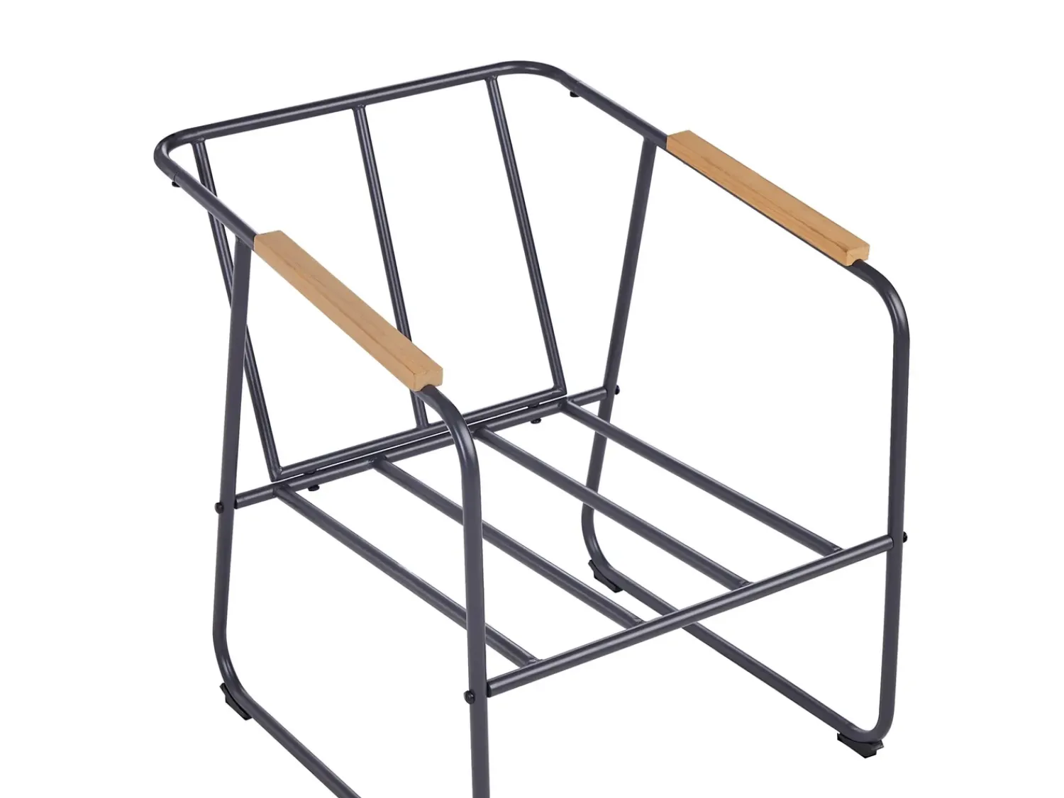 Sale Beliani Set da giardino con tavolo 4 posti VEZZANA Metallo Beige chiaro Beige Marrone Nero