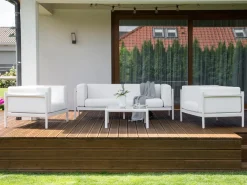 Sale Beliani Set da giardino con tavolo 4 posti FERRETTI chiaro Beige