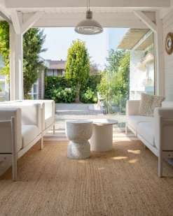 Sale Beliani Set da giardino con tavolo 4 posti FERRETTI chiaro Beige