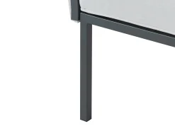 Discount Beliani Set da giardino con tavolo 5 posti SKALA Metallo chiaro Grigio