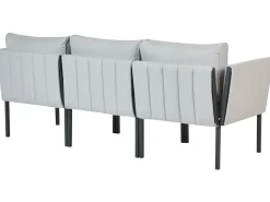 Discount Beliani Set da giardino con tavolo 5 posti SKALA Metallo chiaro Grigio