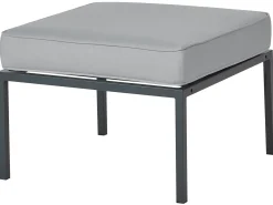 Discount Beliani Set da giardino con tavolo 5 posti SKALA Metallo scuro Grigio