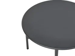 Beliani Set da giardino con tavolo 4 posti OFANTO Rattan sintetico (PE) Naturale Naturale Nero
