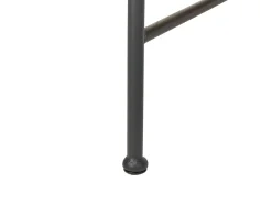 Beliani Set da giardino con tavolo 4 posti OFANTO Rattan sintetico (PE) Naturale Naturale Nero