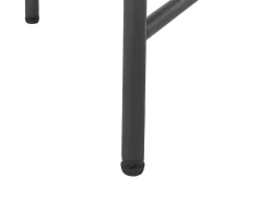 Beliani Set da giardino con tavolo 4 posti OFANTO Rattan sintetico (PE) Naturale Naturale Nero