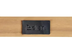 Discount Beliani Set da giardino con tavolo 4 posti ACCADIA Legno di acacia certificato Beige chiaro Beige Marrone