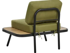 Online Beliani Set da giardino con tavolo 4 posti MINOZZO Legno di acacia certificato Verde oliva Marrone Verde Nero