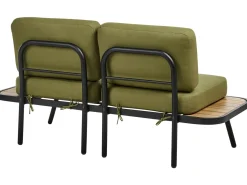 Online Beliani Set da giardino con tavolo 4 posti MINOZZO Legno di acacia certificato Verde oliva Marrone Verde Nero