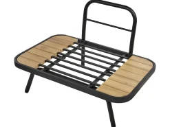 Online Beliani Set da giardino con tavolo 4 posti MINOZZO Legno di acacia certificato Verde oliva Marrone Verde Nero