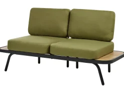 Online Beliani Set da giardino con tavolo 4 posti MINOZZO Legno di acacia certificato Verde oliva Marrone Verde Nero