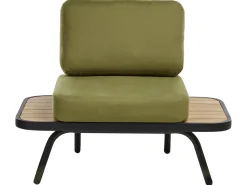 Online Beliani Set da giardino con tavolo 4 posti MINOZZO Legno di acacia certificato Verde oliva Marrone Verde Nero