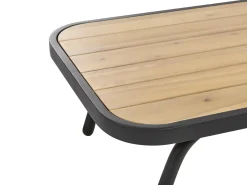 Online Beliani Set da giardino con tavolo 4 posti MINOZZO Legno di acacia certificato Verde oliva Marrone Verde Nero