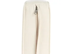 Hot Beliani Set da giardino con tavolo 4 posti VARALLO Modulare Rattan Grigio Bianco Grigio