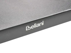Sale Beliani Set da giardino con tavolo 5 posti GELSO Metallo Grigio scuro Marrone Grigio