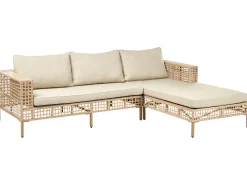 Hot Beliani Set da giardino con tavolo 4 posti CALASETTA Rattan sintetico (PE) Beige