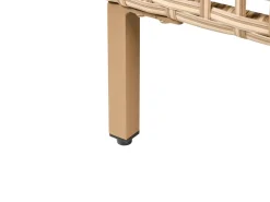 Outlet Beliani Set da giardino con tavolo 4 posti CALASETTA Rattan sintetico (PE) Beige
