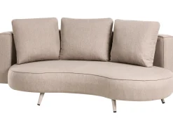 Beliani Set da giardino con tavolo 6 posti PARORI Beige