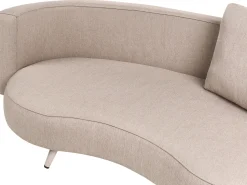 Beliani Set da giardino con tavolo 6 posti PARORI Beige