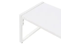 Clearance Beliani Set da giardino con tavolo 4 posti GARDA Metallo Blu Bianco Blu