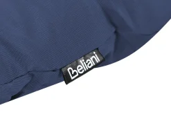 Clearance Beliani Set da giardino con tavolo 4 posti GARDA Metallo Blu Bianco Blu