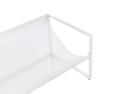 Sale Beliani Set da giardino con tavolo 4 posti GARDA Metallo Verde Bianco Verde