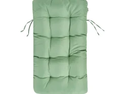Sale Beliani Set da giardino con tavolo 4 posti GARDA Metallo Verde Bianco Verde