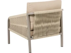 New Beliani Set da giardino con tavolo 5 posti MURATO Metallo Beige