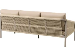 New Beliani Set da giardino con tavolo 5 posti MURATO Metallo Beige