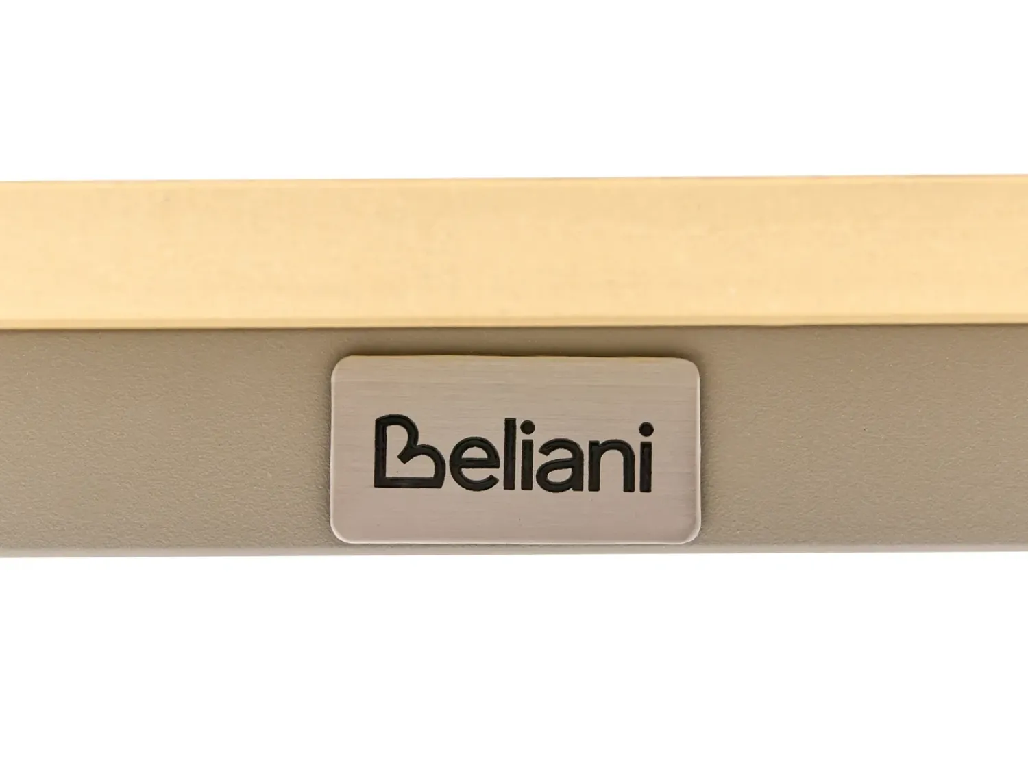 New Beliani Set da giardino con tavolo 5 posti MURATO Metallo Beige