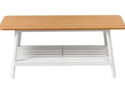 Beliani Set da giardino con tavolo 4 posti ORERO Tortora Bianco Beige Marrone