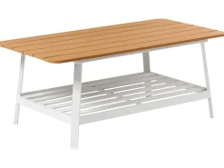 Beliani Set da giardino con tavolo 4 posti ORERO Tortora Bianco Beige Marrone