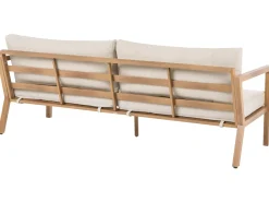 Sale Beliani Set da giardino con tavolo 5 posti ONETA Metallo Marrone chiaro Beige Marrone