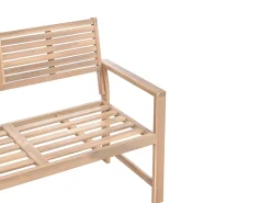 Outlet Beliani Set da giardino con tavolo 4 posti FIAMES Legno di acacia certificato Grigio Marrone Grigio