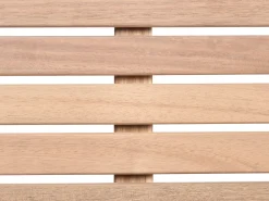 Outlet Beliani Set da giardino con tavolo 4 posti FIAMES Legno di acacia certificato Grigio Marrone Grigio